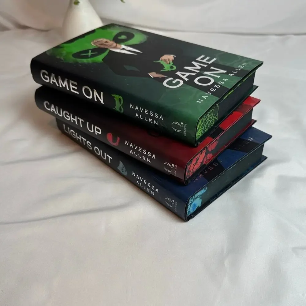 Lights Out Caught Up Game On Navessa Allen FairyLoot SE Hardcover 3 Book Set
